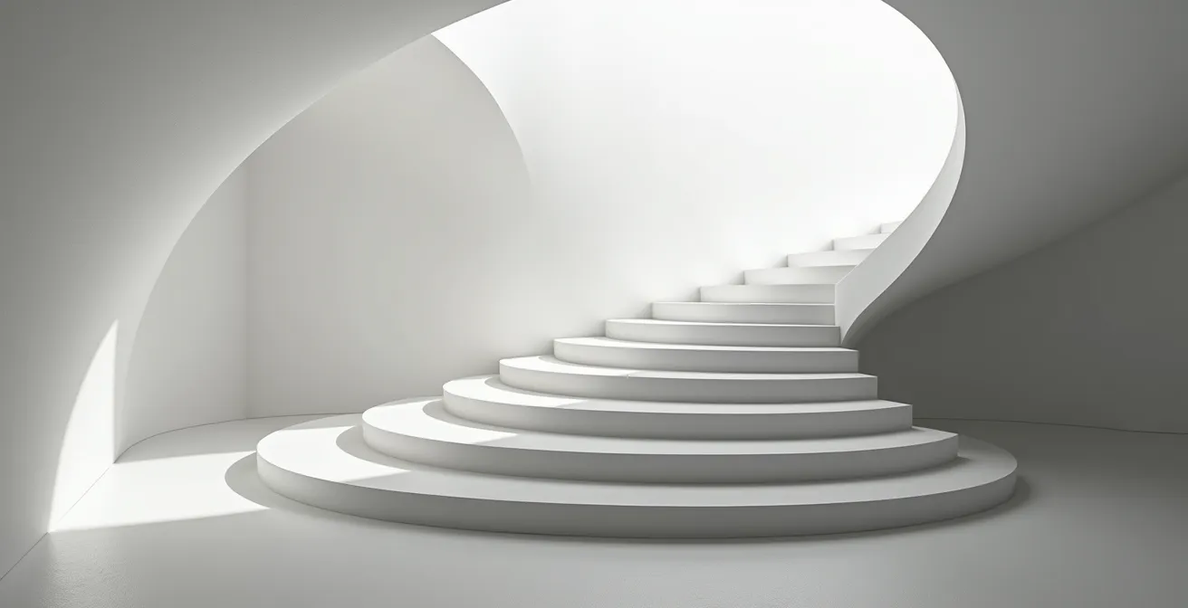 Graphique métaphorique montrant la décroissance temporelle des effets